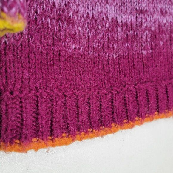 Anthropologie Women's Gradient Knit Sweater size XS Acrylic/Nylon/Wool/Alpaca - Picture 6 of 9